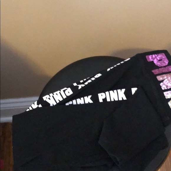 Black pink leggings - Picture 4 of 4